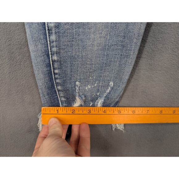Judy Blue Jeans Womens 9/29 Blue Skinny Fit Stretch Distressed Denim - Picture 7 of 13